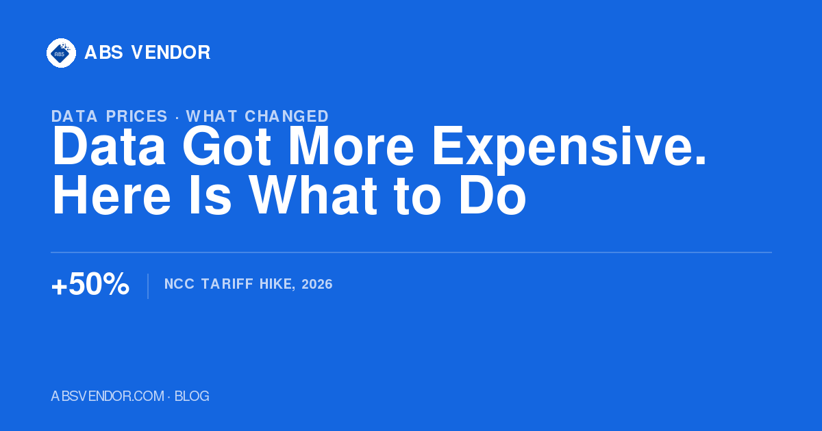 Data Just Got More Expensive in Nigeria: How to Actually Spend Less